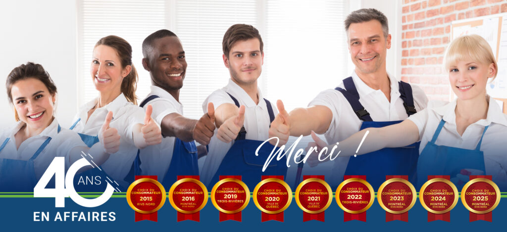 Nettoyeur de la Cité, 40 ans en affaires : merci!